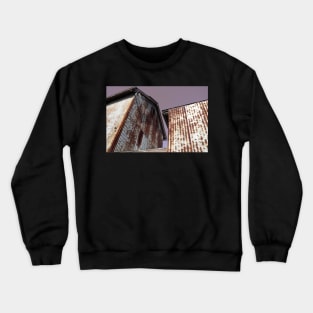 Corrugated iron buildings Crewneck Sweatshirt